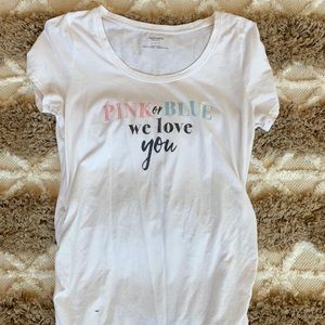 Gender reveal shirt